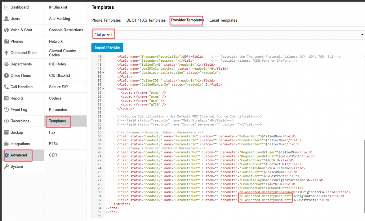 How to change the outbound parameters in V20 3CX server | VoIP Expert